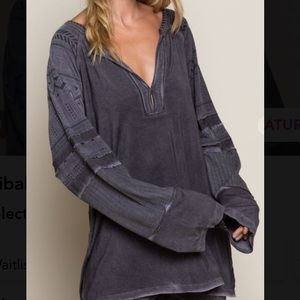 POL Tribal Sleeve Top